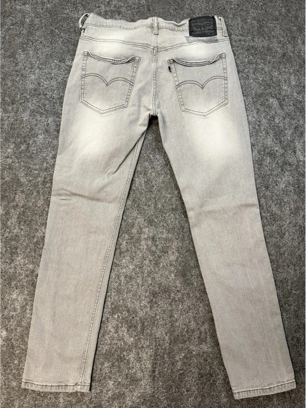 Levi’s 511 Men’s Jeans W36 L34 Gray Slim Fit Stretch Denim Light Wash